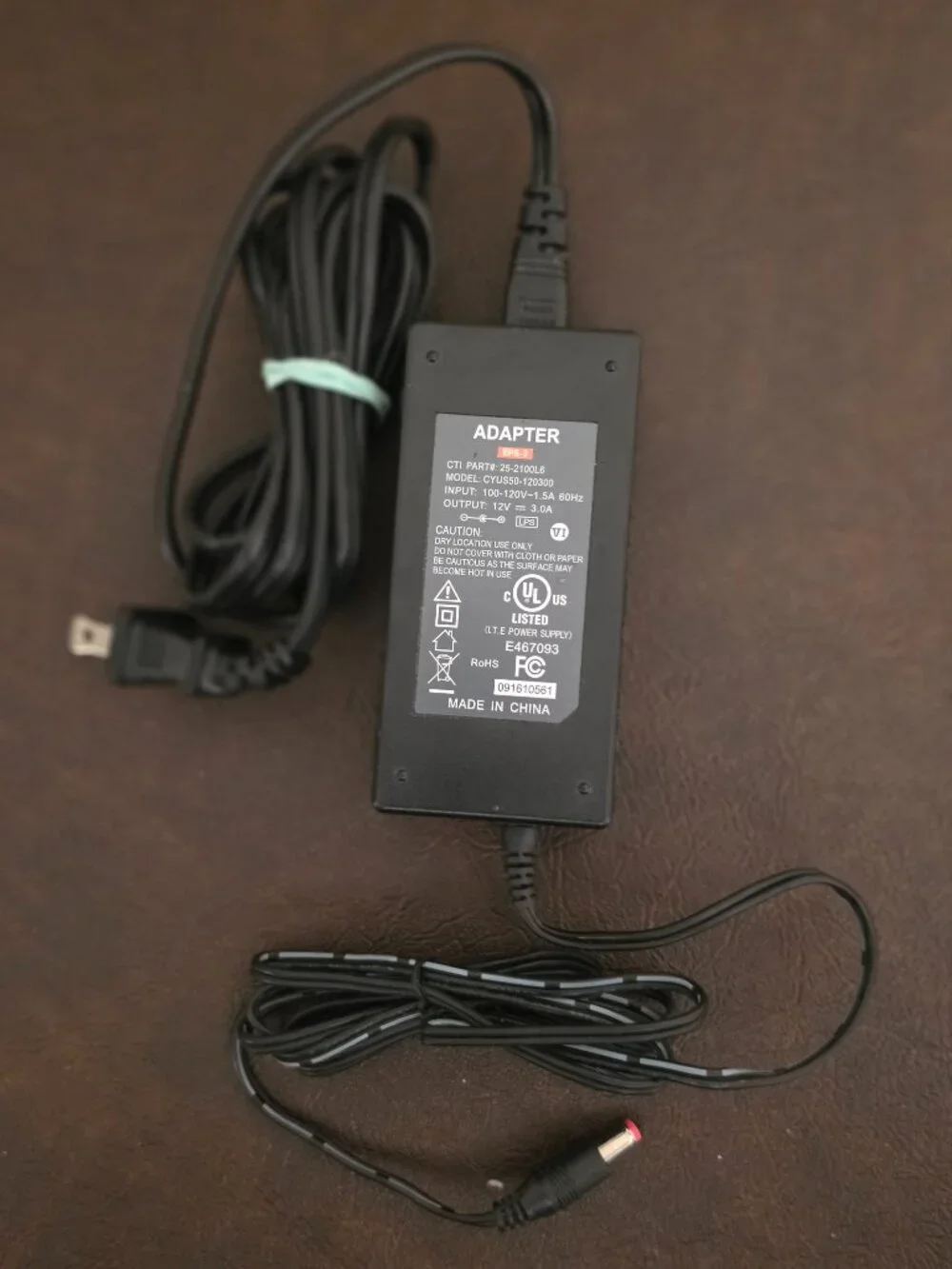 Comcast Approved AC Adapter EPS-3 Model DVDC designed for use with electronics